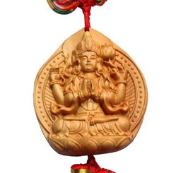桃木工艺品 车内吉祥挂件，祈愿出入平安